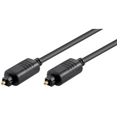 "High-Performance MicroConnect Toslink M-M 15m Black – Ultimate Audio Quality TT6150BK"